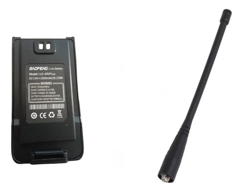 Kit Baofeng Uv-9r Plus : Bateria + Antena