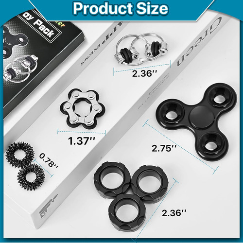 Fidget Toys Adultos Pack 6 Piezas, Edc Fidgeting Game Para N