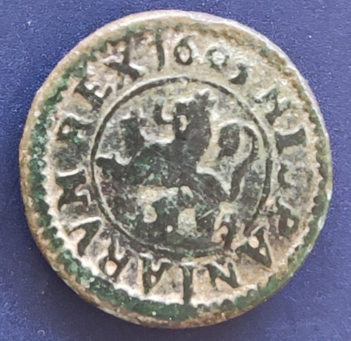 Antigua Moneda Del Año 1605
