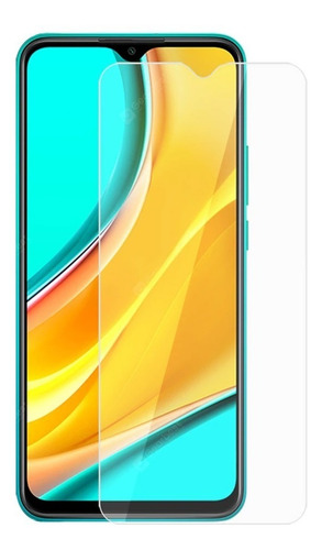 Imagen 3 de 3 de Protector Redmi 9a Case Transparente + Vidrio Hd Hansbroter