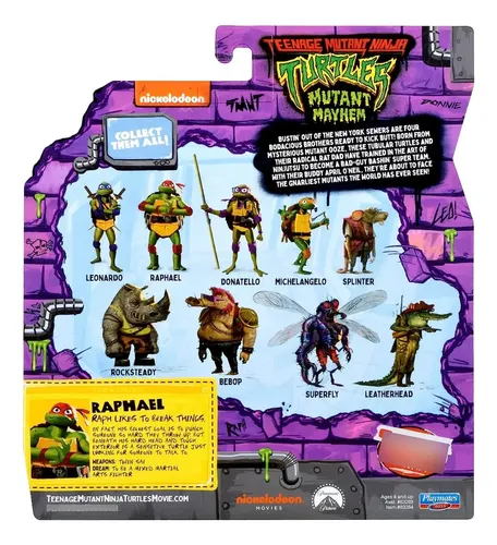 TMNT Tortugas Ninfa – Raphael Con Monopatín A Control Remoto – Half Pipe Radiocontrol 2.4GHz – Edición Caos Mutante – Juguete Para Niños +5 Años