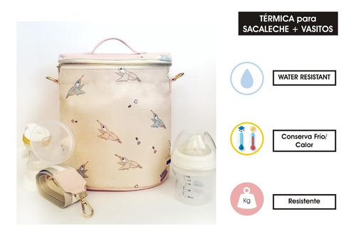 Conservadora Maternal Bolso Térmico Para Sacaleche Y Vasitos