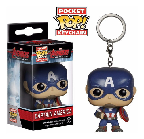 Funko Pop Keychain Captain America Avengers Age Of Ultron