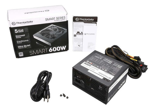 Imagen 2 de 4 de Outlet Fuente 600w Thermaltake 80+ White Smart