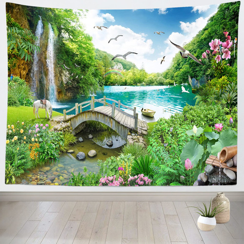 Corfoto Tapiz Fantasia Para Decoracion Primavera Cascada 60