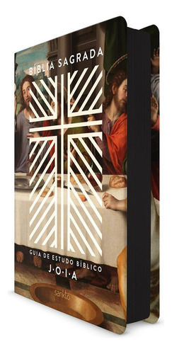 Bíblia Sagrada | Com Guia De Estudo Biblico J.o.i.a | Nvt | Letra Normal | Capa Ceia, De Nvt. Editorial Sankto, Capa Dura Em Português