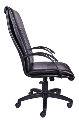 Imagen 4 de 4 de Silla de escritorio de Outlet Malbec respaldo alto ergonómica negra