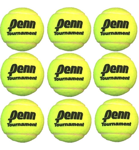 9 Pelotas Penn Tournament Suelta Granel Tenis Padel Masaje