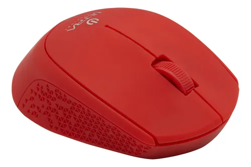 Mouse Optico Inalambrico Ultra Rojo