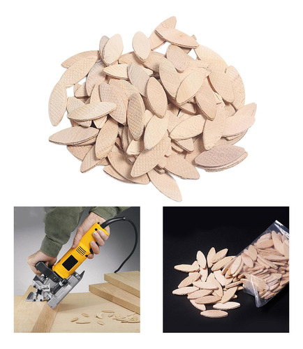 Paquete De 100 Para Unir Madera, Astillas De Nº10 53x19x4mm
