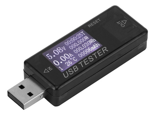 Medidor De Corriente De Voltaje Usb Digital 8 En 1 Detector