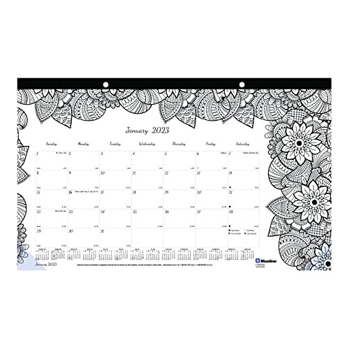 Calendario De Escritorio Mensual Colorear Doodleplan 20...