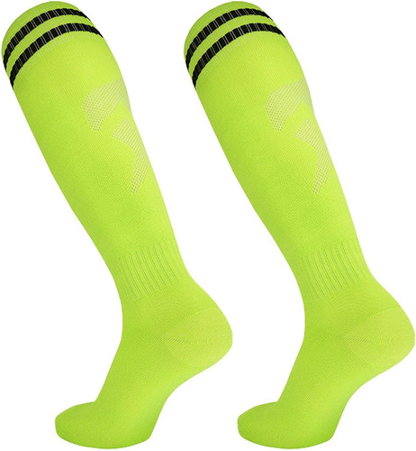 Knee High Socks | Colored Soccer Socks With Double Stripes