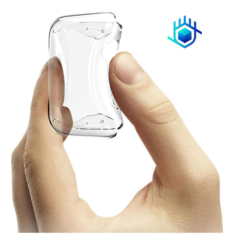 Imagen 4 de 9 de Funda Goma Resistente + Mica Para Apple Watch Protector Case
