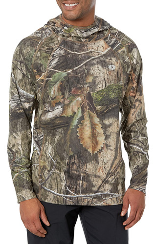 Mossy Oak Poleras De Caza Con Capucha De Camuflaje Estándar 