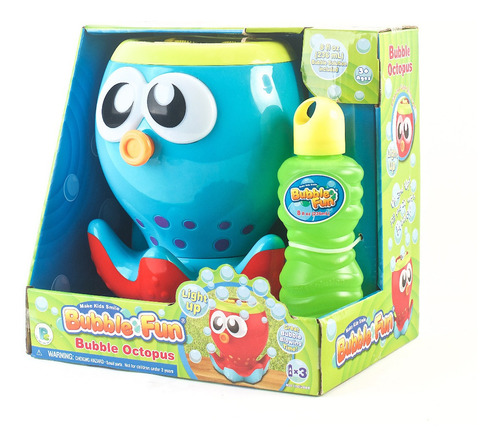 Bubble Fun 99492 Burbujero 20cm Pulpo Burbujas Niños Juego