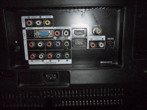 Tv Lcd Samsung 32 Ln32a550p3r Full Hd Defeito Imagem- Leia
