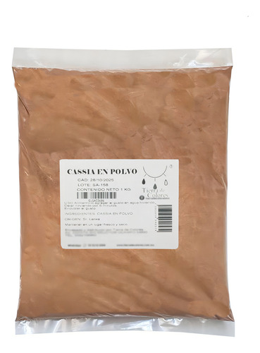 Canela En Polvo 100% Natural 1 Kg Cassia Molido Fino