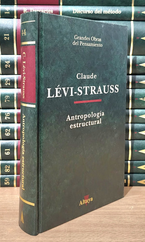 Antropología Estructural - Levi Strauss Claude - Altaya