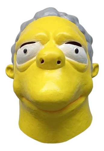 Máscara Los Simpson Maggie, Moe, Milhouse Color Amarillo Maggie