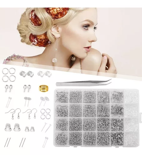 Kit De Cosas Para Hacer Aretes Plata