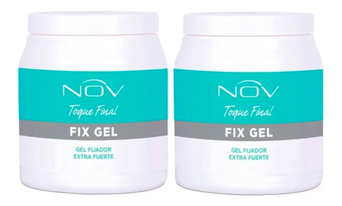 2 Nov Fix Gel Fijador Extra Fuerte Para Cabello X 980 Gr