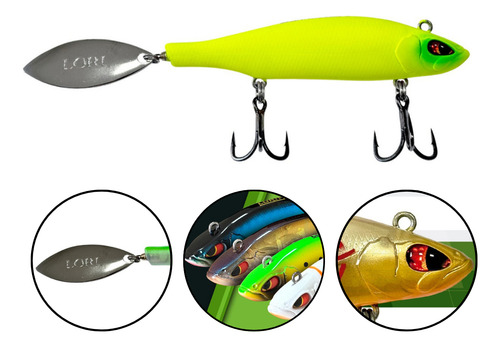 Isca Artificial Lori Face 85 8,5cm 20gr - Cor Lima