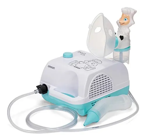 comprar Inalador Nebulizador Compressor E Aspirador Inalakids Omron Cor Branco 110V\u002F220V