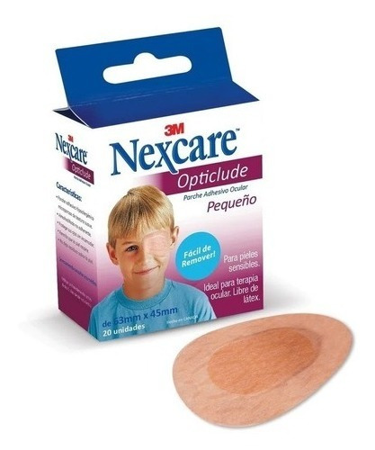  Parche Oculares Nexcare - Opticlude 3m Pediátrico X20 