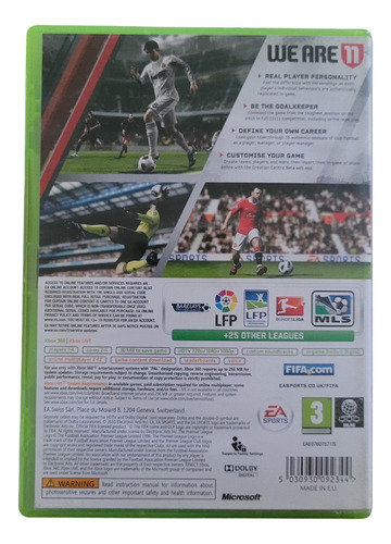 Fifa 11 Xbox 360 Mídia Física (Usado)