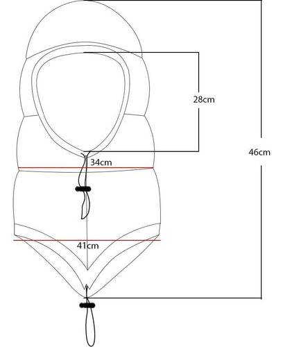 Saco De Dormir Tapasimme Impermeable Plumas Invierno Mediano
