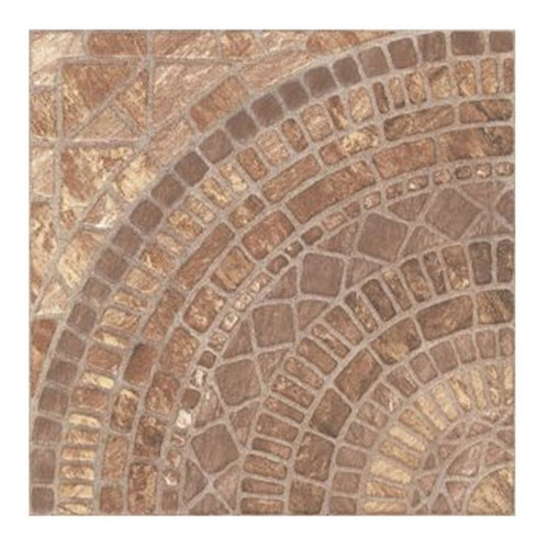 Ceramico Piso Sevilla Marron 45x45 Cm Interior Exterior