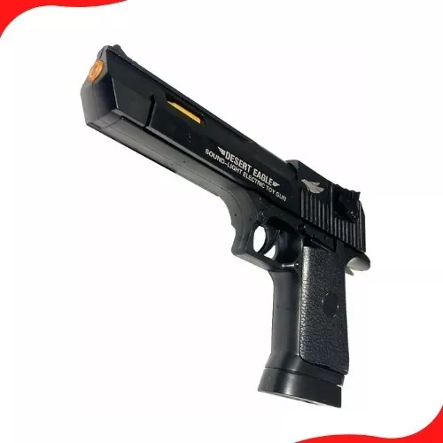 Arma De Brinquedo Desert Eagle Pistola Som Luz Realística