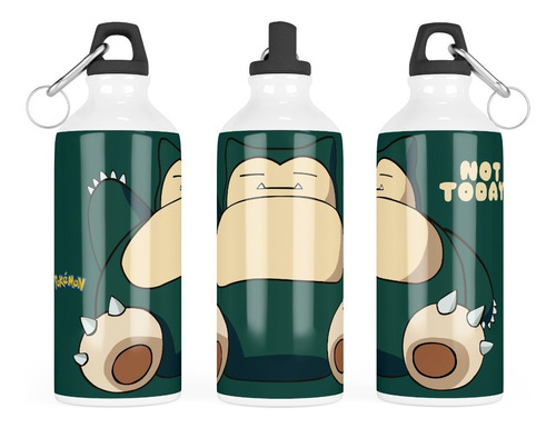 2 Botellas De Agua Sport Personalizada Snorlax