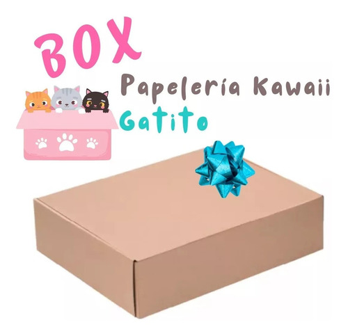 Box Papelería Kawaii - Set De Papelería Y Accesorios Kawaii