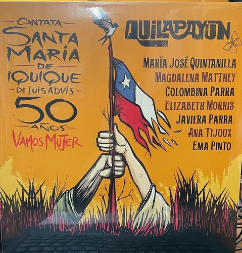 Vinilo Quilapayún + Invitadas Cantata Santa María De Iquique