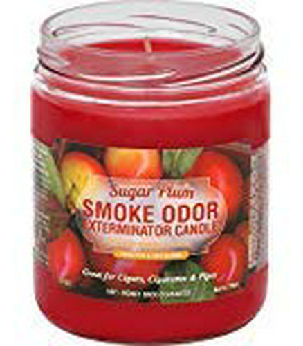 Velas Exterminadoras De Olor A Humo 13oz (ciruela Dulce, 2)