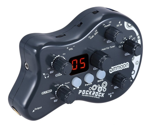 Ammoon Pockrock Portátil Guitarra Multi -efectos Procesador