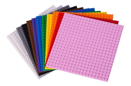 Bases Tipo Lego 100% Compatibles Pack 6 Colores / Barbazar