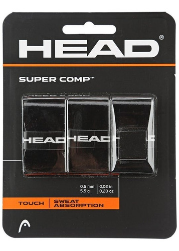 Imagen 1 de 3 de Pack X3 Head Super Comp Overgrip Cubregrip Tenis Padel