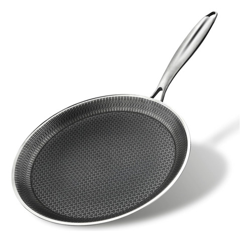 Sartén Antiadherente De Acero Inoxidable 11 Para Crepas