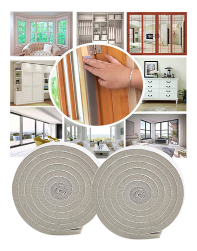 2 X 2 Uds Espuma Clima Aire Acondicionado Ventana Puerta
