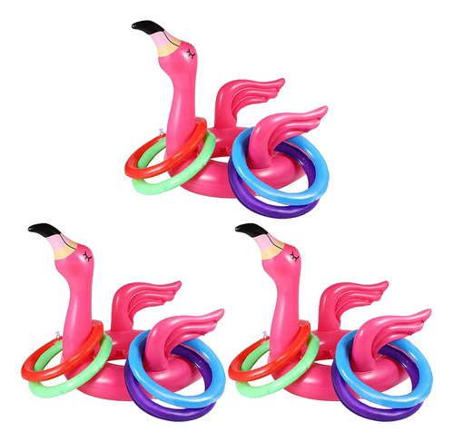 Anillo Flamingo Ferrule Animal, 3 Juegos