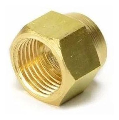Porca Curta Latão De 1/4 Sae