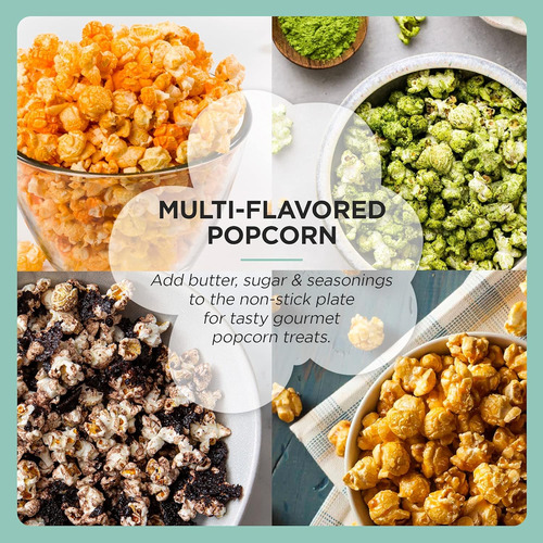 Elite Gourmet Epm330m Palomitera Automática 3qt. Popcorn ...