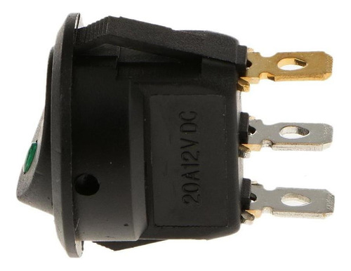 Led 3 Rocker Encendido / Apagado 12v Dc Interruptor De Panel