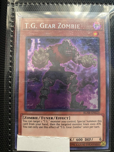 T.g. Gear Zombie Secreta Yugioh