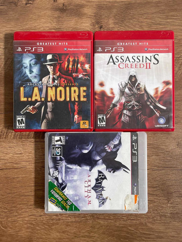 Paquete Lote 3 Juegos Playstation 3 Ps3 Batman Assassins