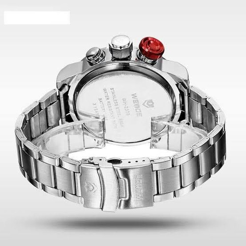 Relógio Weide Masculino 2309 Prata