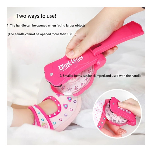 * Engraçado Diy Diamond Crystal Sticker Bling Hair Deco Tool